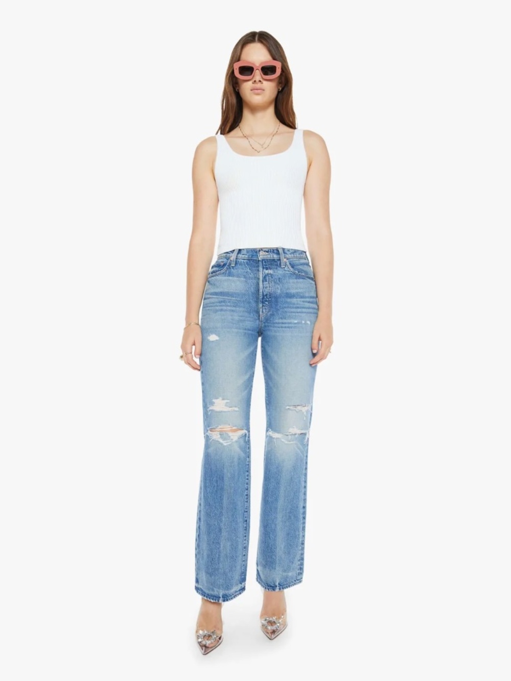 NWT! 👖 MOTHER Rambler Sneak in TCB, Size 33